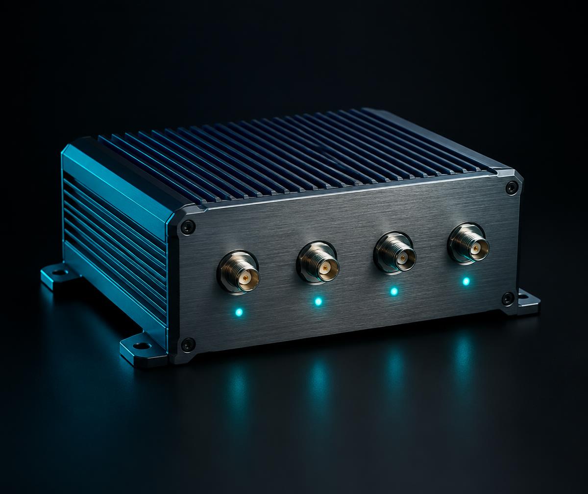 UHF Centralenhet 4 portar