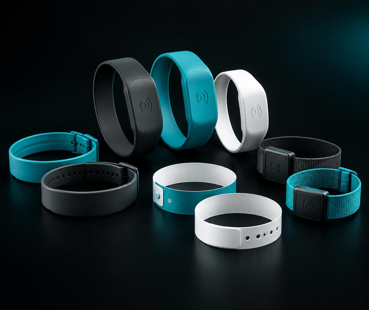 Återanvändbara RFID-armband